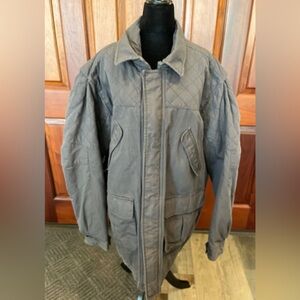 Boulder Creek Trading Co. Mens Gray Utility Chore Barn Jacket 2XL Gray Coat